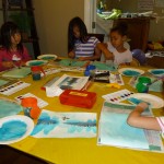preparing to paint